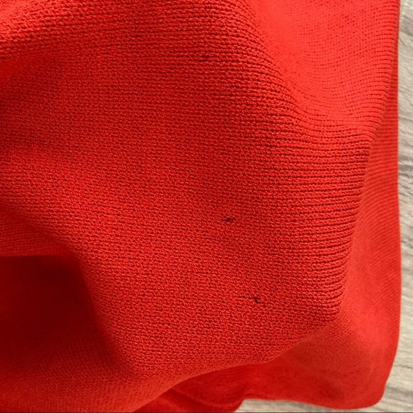 St. John Collection Orange Santana Knit Sleeveless Dress Size 4 - Picture 13 of 13
